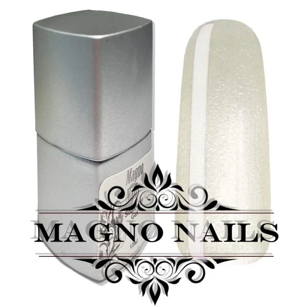 Soak Off Gel - UV Nagellack - Metallic White